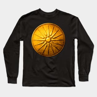 Ancient Greece Macedonian Vergina Sun Long Sleeve T-Shirt